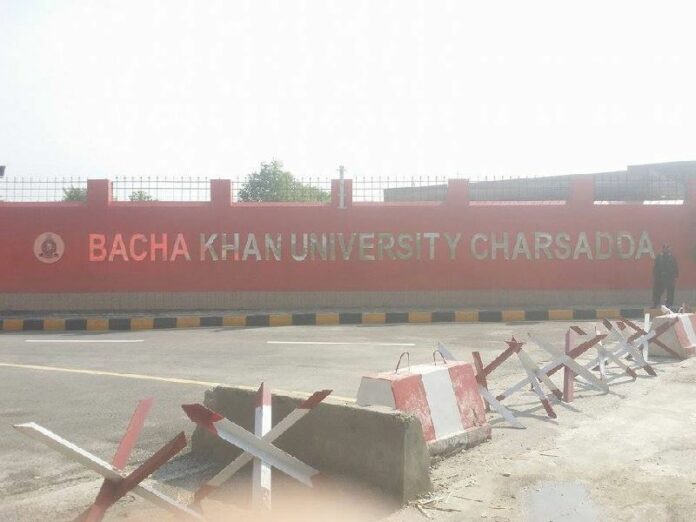 Bacha Khan University in an Oct. 14 file photo. Photo: Bacha Khan University Charsadda / Facebook<br />