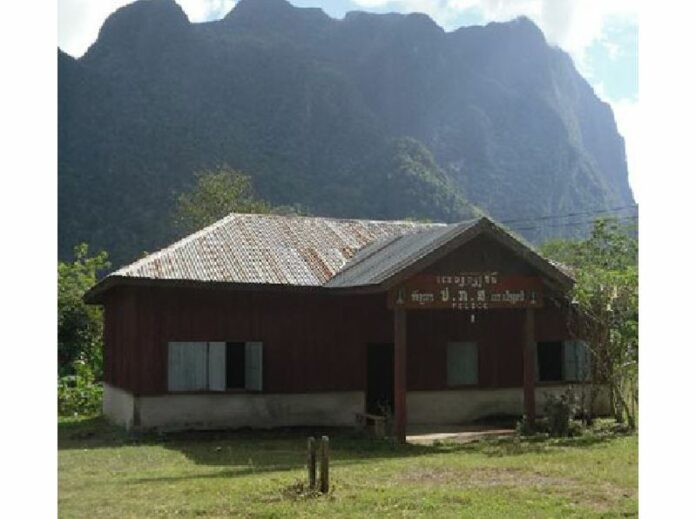 A police station in the mountains of Northern Laos, Nov. 23, 2013. Photo: Simon Duncan