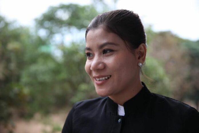 Hla Hla Yee, director of Legal Clinic Myanmar, taken on Jan. 27, 2016. Photo: Thin Lei Win / Myanmar Now