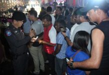 Walking Street Sweep Nets 30 Foreigners Without Proper Papers in Pattaya