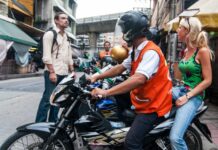 Uber Pilots Motorbike Service in Bangkok