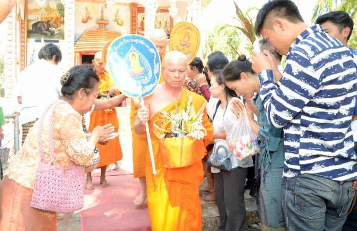 Kriangkrai Techamong at Thursday's ordination ceremony.