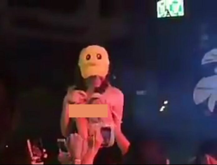 Revelers at S2O Songkran Music Festival 2015 on RCA in Bangkok fondle a woman's breasts in a still image from a video uploaded Wednesday.