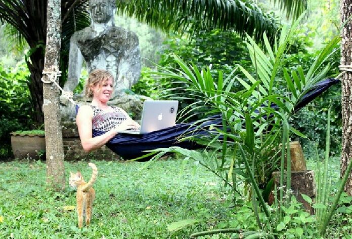 The KoHub coworking space on Koh Lanta in a photo posted April 17. Photo: KoHub / Facebook