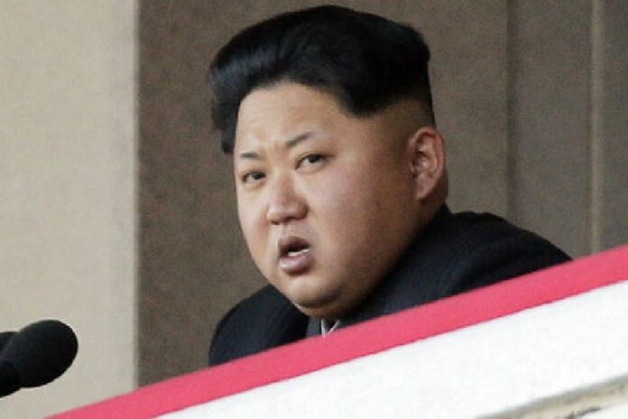 In this Oct. 10, 2015, file photo, North Korean leader Kim Jong Un delivers remarks at a military parade in Pyongyang, North Korea. Photo: Wong Maye-E / Associated Press