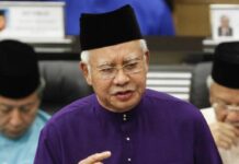 Malaysia’s Ex-Leader Questioned Again in Corruption Scandal In this Oct. 23, 2015 file photo, then Malaysian Prime Minister and Finance Minister Najib Razak speaks as he unveils the Malaysia's 2016 budget at Parliament House in Kuala Lumpur, Malaysia. Photo: Joshua Paul / Associated Press
