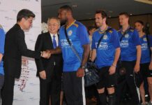 Leicester Lads in Bangkok to Celebrate Big Win