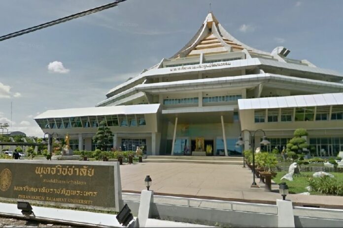 Two professors were shot to death inside the Buddhawichalaya lecture hall of Phranakhon Rajabhat University’s Bang Na campus Wednesday morning. Photo: Google