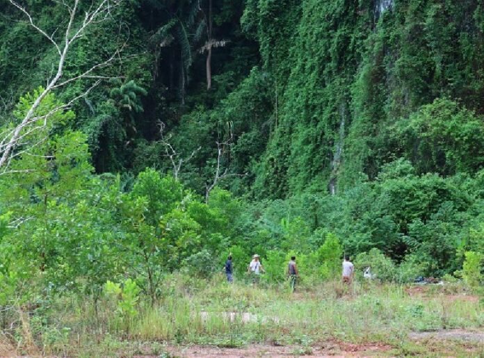 Police and local authorities searching Monday morning for 17 Rohingya men who fled from a detention center in southern Thailand.