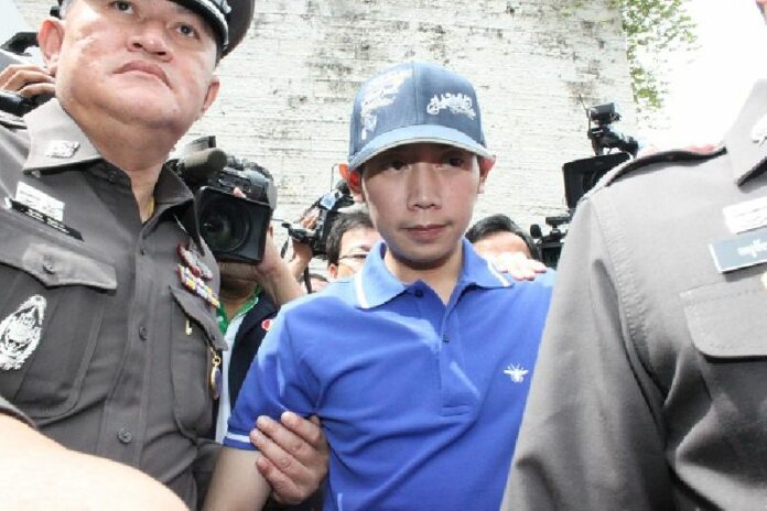 Vorayuth Yoovidhya was arrested at his family home in Bangkok on Sept. 3, 2012. He would later flee to Singapore.